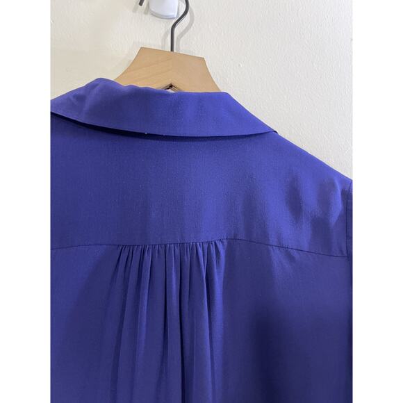 Diane Von Furstenberg Silk Lorelei Two Minimalist Quiet Luxe Sophisticated Top M - Picture 13 of 16